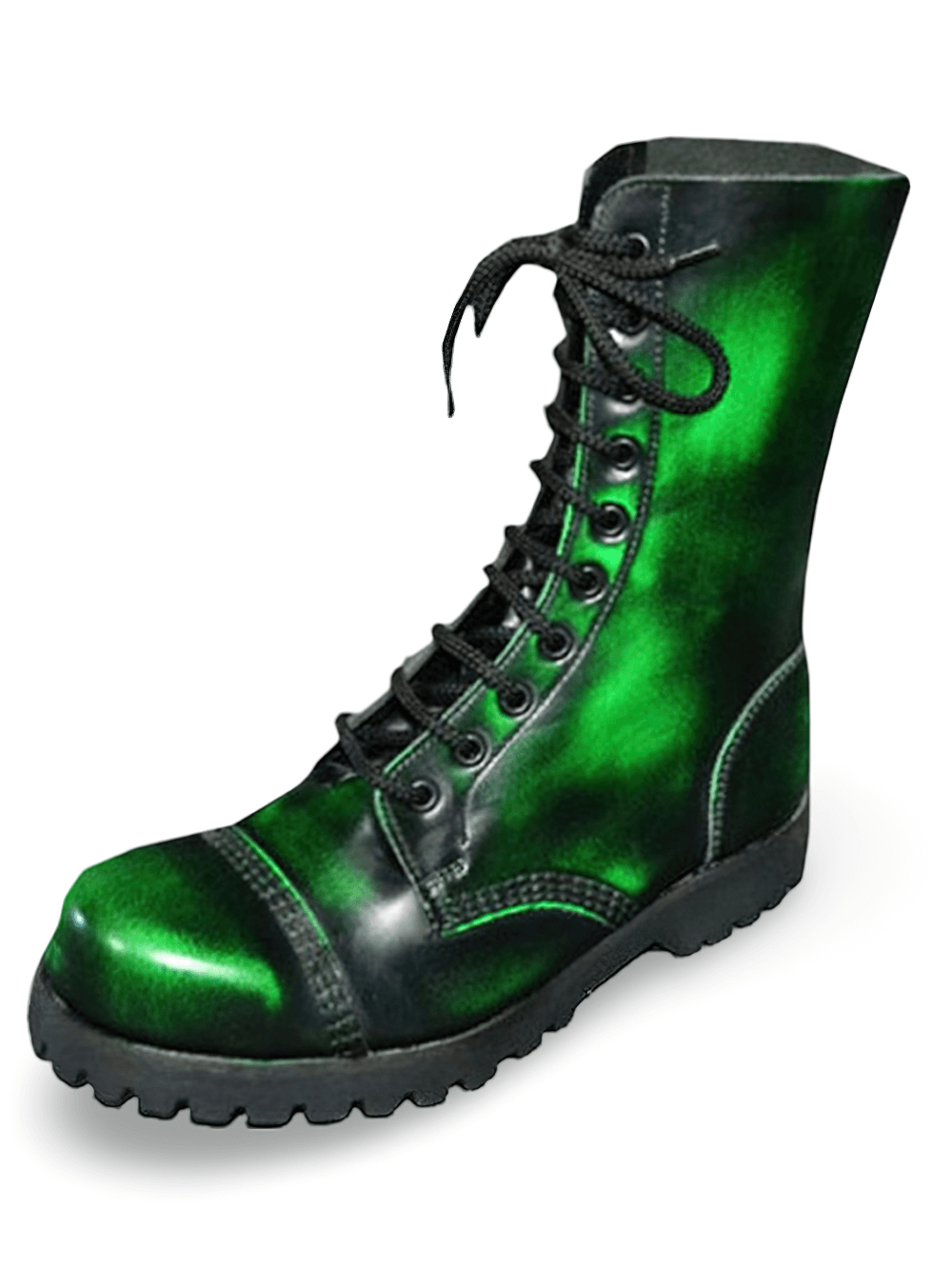 Steel Toe Neon Lace-Up 10-Eyelet Ranger Boots