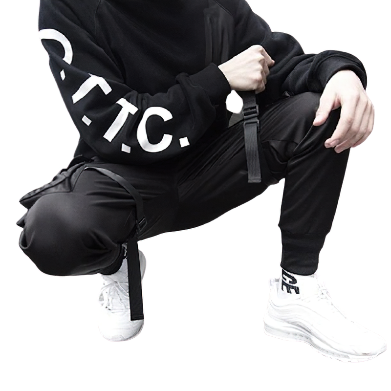 Streetwear Unisex Punk Pant / Casual Trousers Joggers With Multi-Pocket - HARD'N'HEAVY