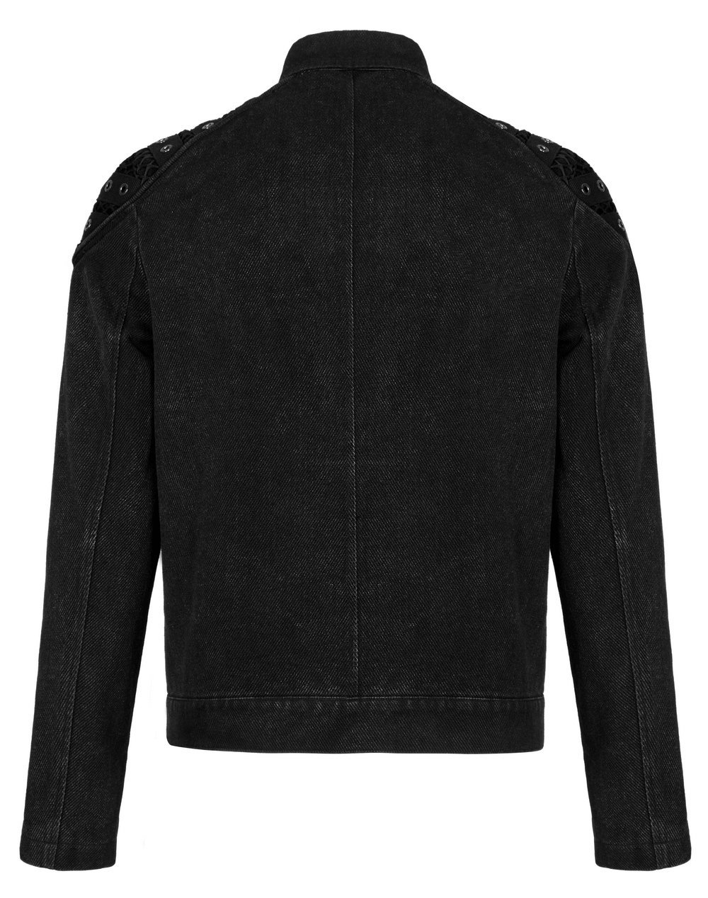 Studded Black Denim Jacket - Urban Gothic Style - HARD'N'HEAVY