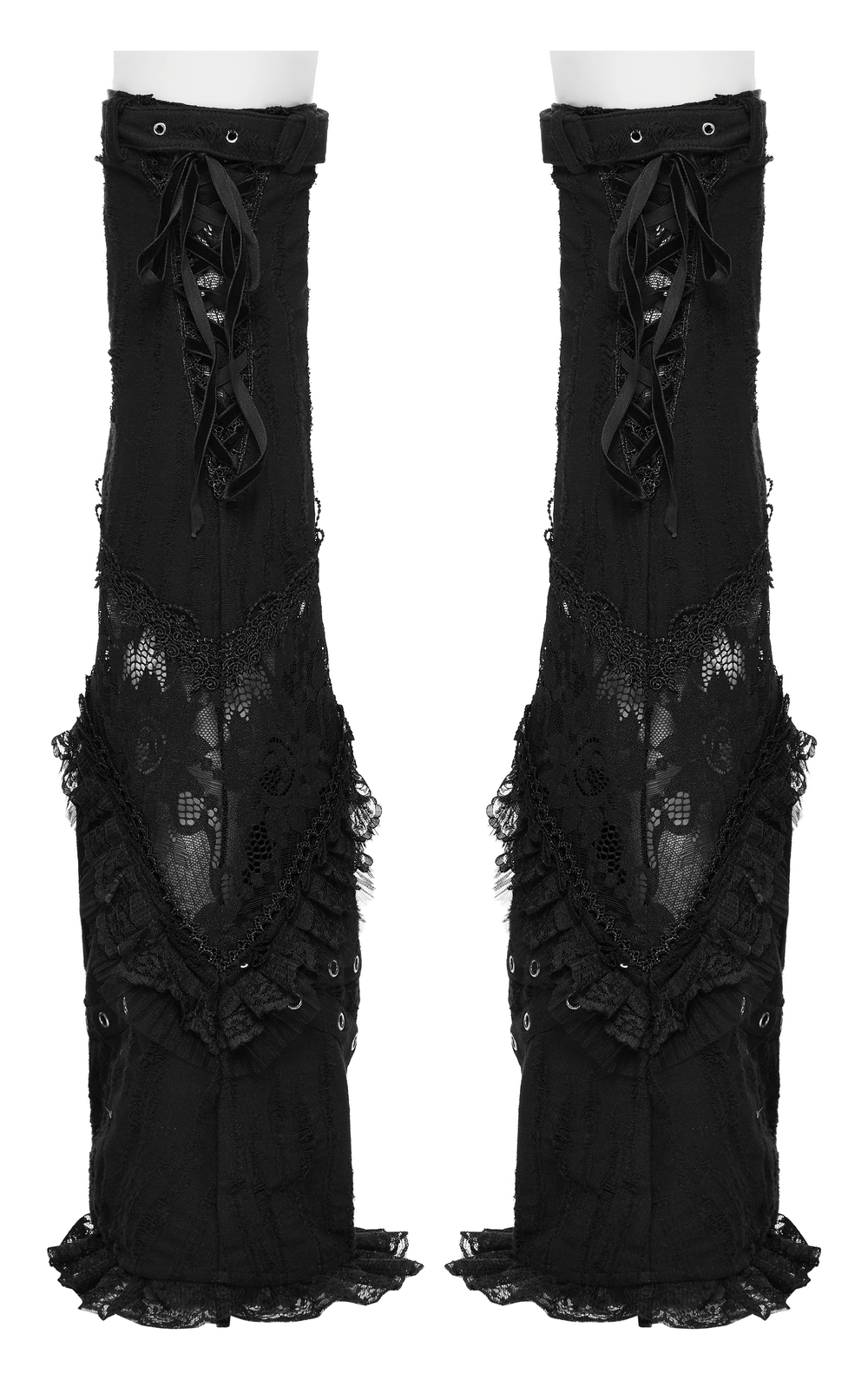 Stylish Gothic Daily Leg Warmers with Elegant Lace