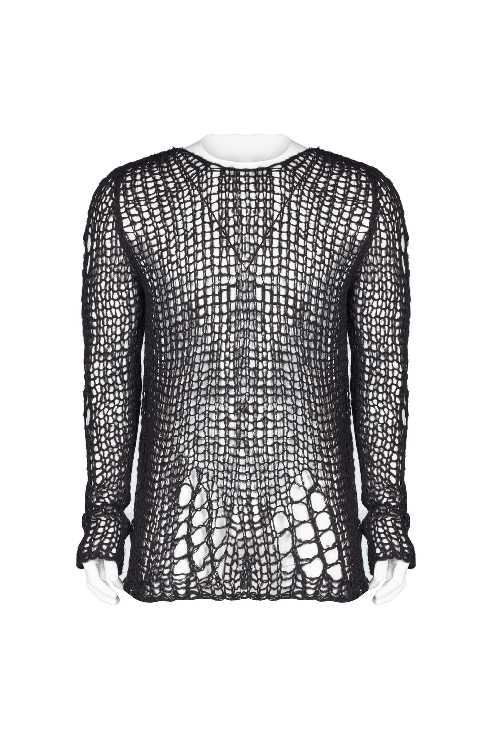 Stylish Knit Mesh Pullover - Trendy and Breathable