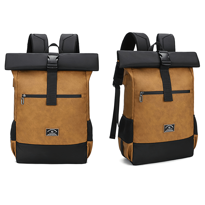 Stylish Large Capacity Laptop Backpack / Luxury Softback Travel Backpack for Men and Women - HARD'N'HEAVY