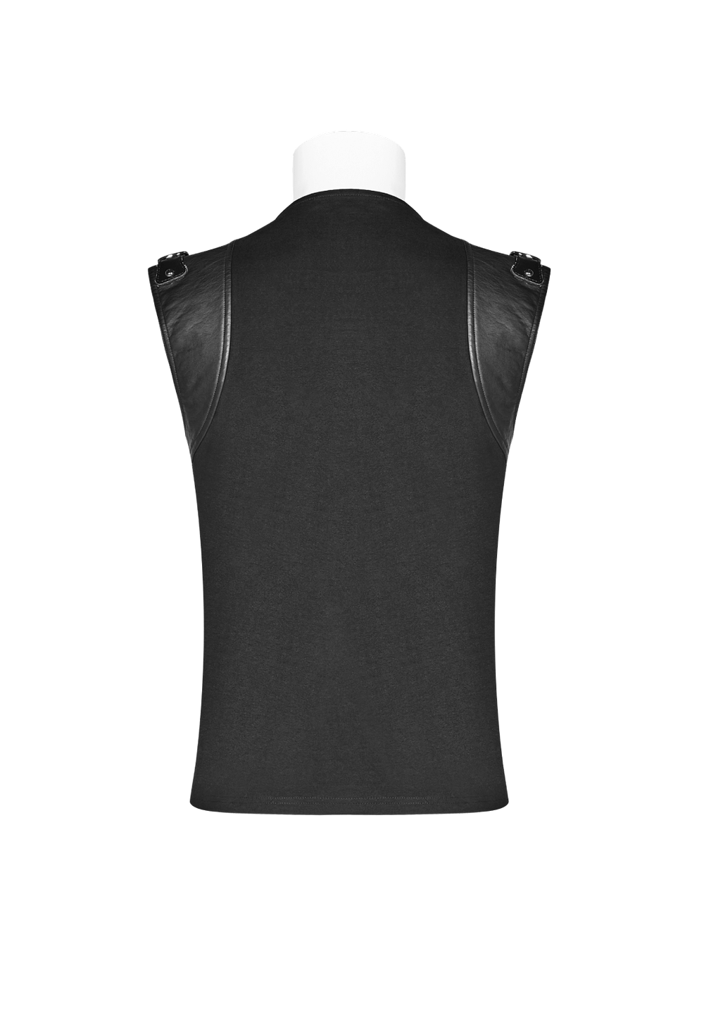 Stylish Punk Style Black Lace-Up Skeleton Vest