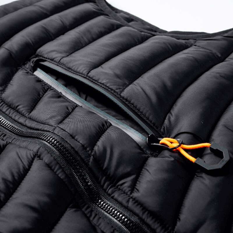 CLEARANCE / Stylish Sports Warmed Men's Vest with Hood and Zippered Pockets - SF1516 - HARD'N'HEAVY