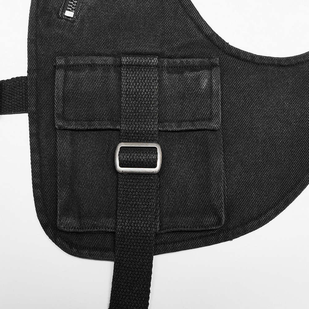 Close-up of the Tactical Punk Detachable Bag showcasing the harness detail and adjustable strap.