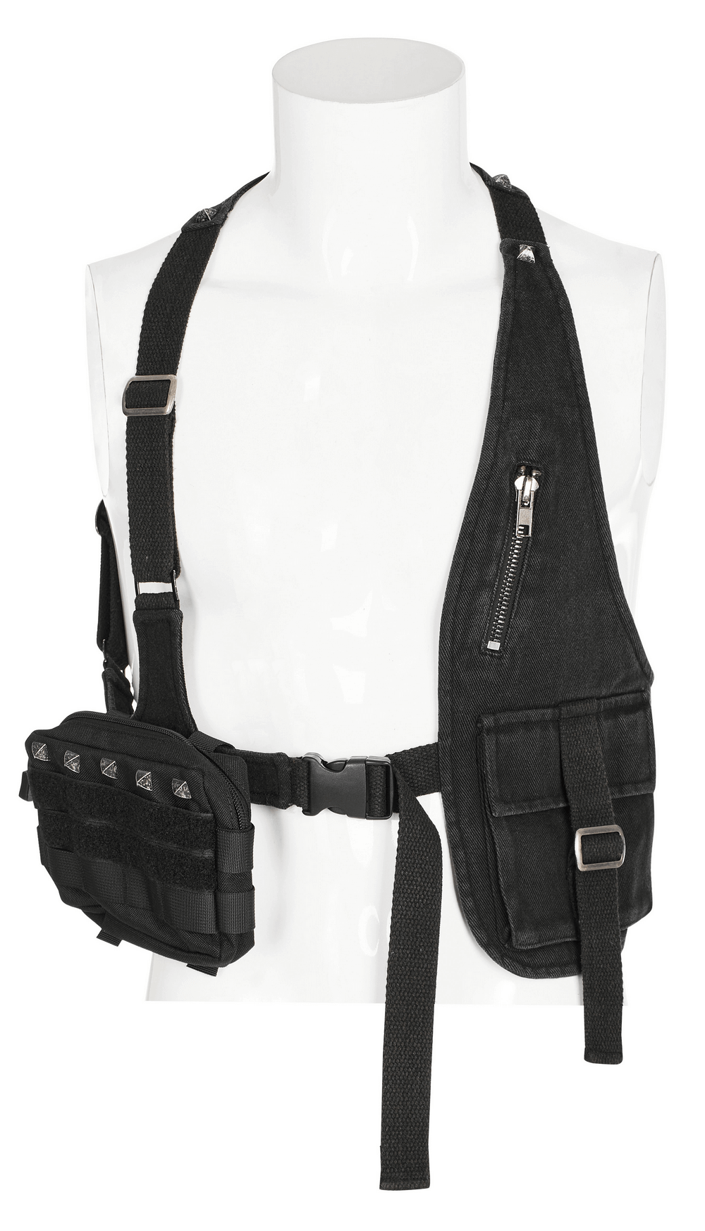 Tactical Punk Detachable Bag with Belt and Adjuster