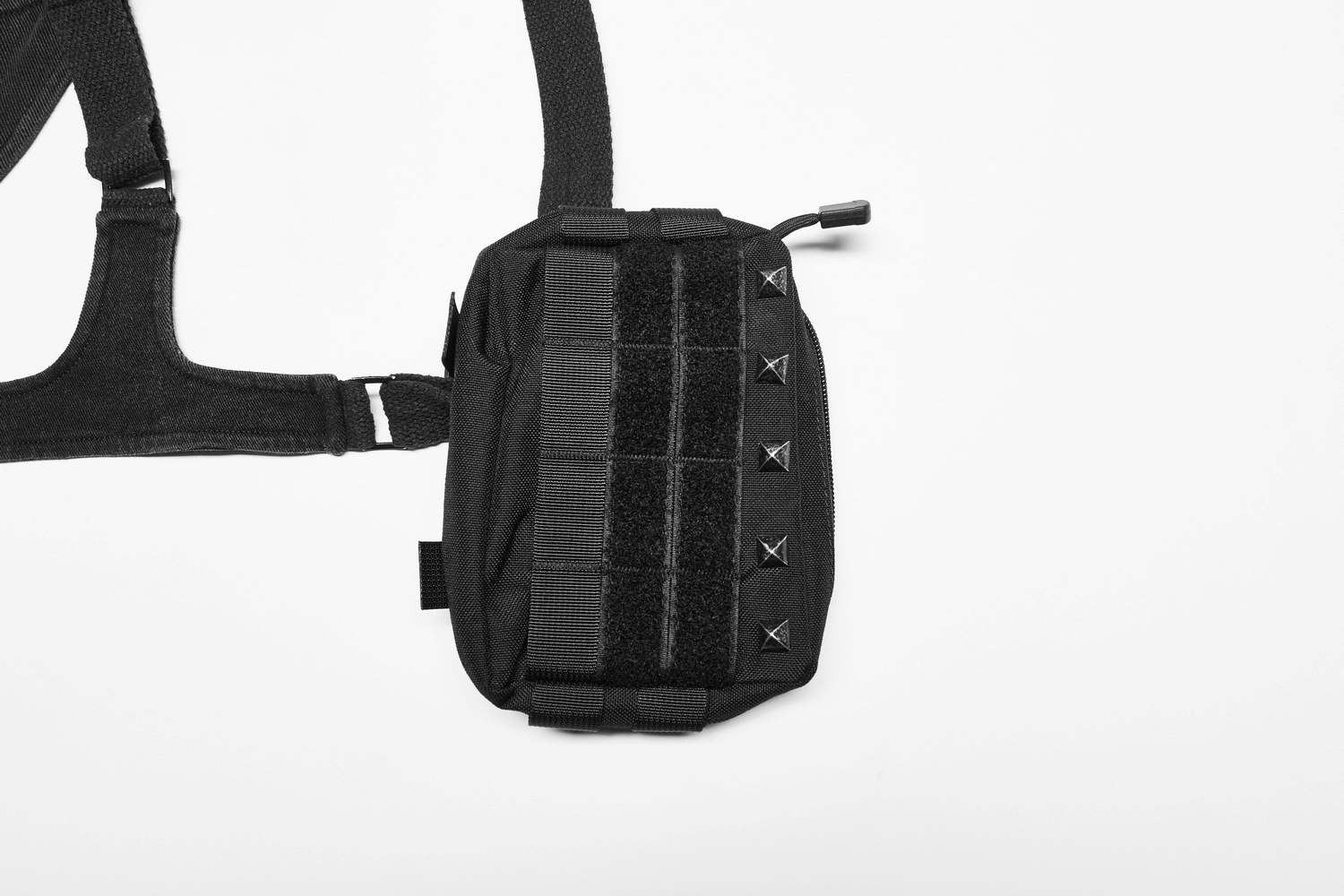 Close-up of Tactical Punk Detachable Bag showcasing harness design and versatile attachment options.
