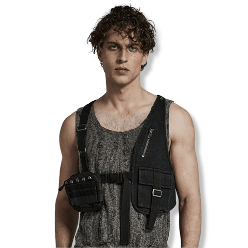 Tactical Punk Detachable Bag with Belt and Adjuster