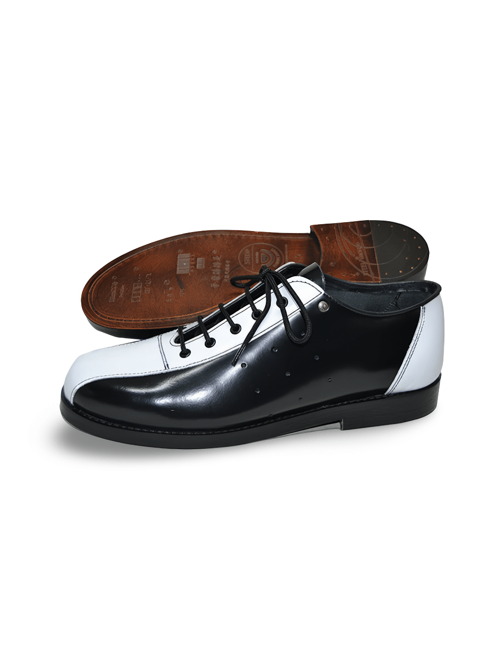 Unisex Classic Lace-Up Bowling Footwear with Flat Sole