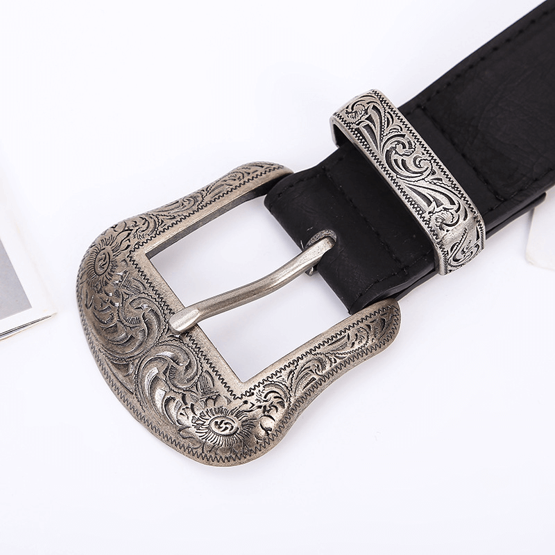Unisex Pin Buckle Belt for Jeans / Rivets Decor Casual Waistband - HARD'N'HEAVY