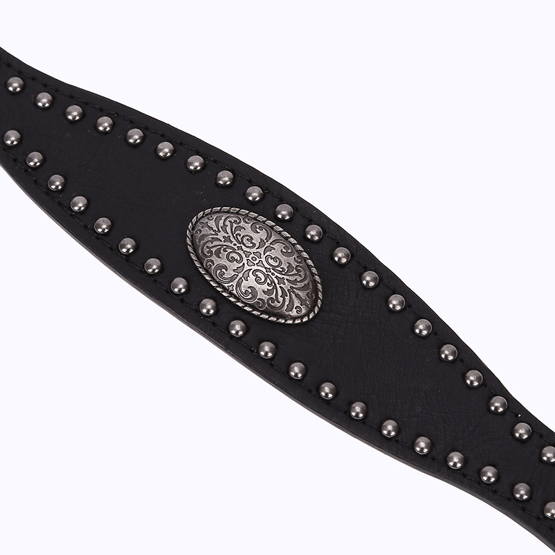 Unisex Pin Buckle Belt for Jeans / Rivets Decor Casual Waistband - HARD'N'HEAVY