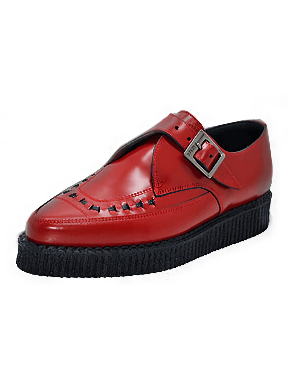 Unisex Pointed Creeper Shoe with Buckle Closure