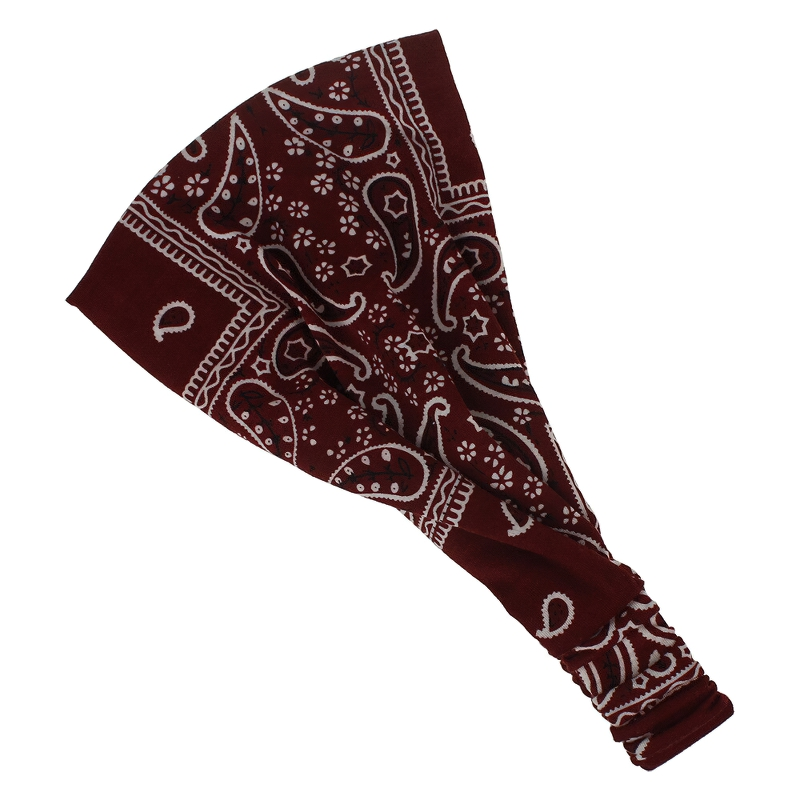 Unisex Retro Style Headband With Pattern / Stylish Bandana / Casual Headwear Accessories - HARD'N'HEAVY