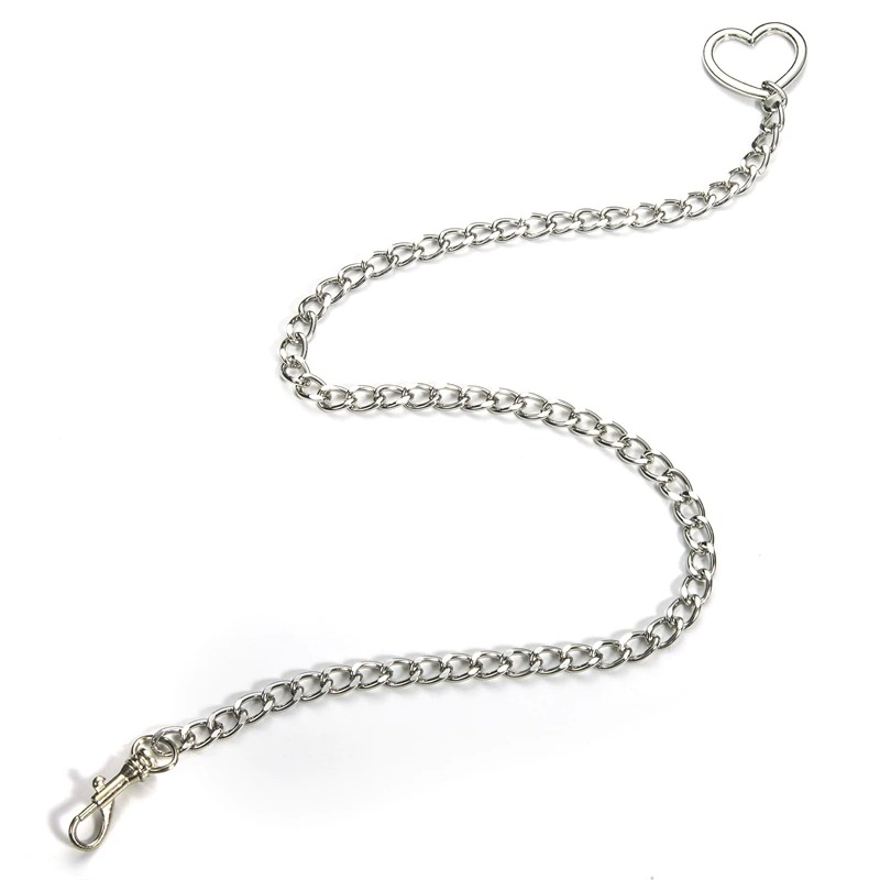 Unisex Silver Chain Chokers Necklace / Fasion Gothic Necklace with Lock - HARD'N'HEAVY