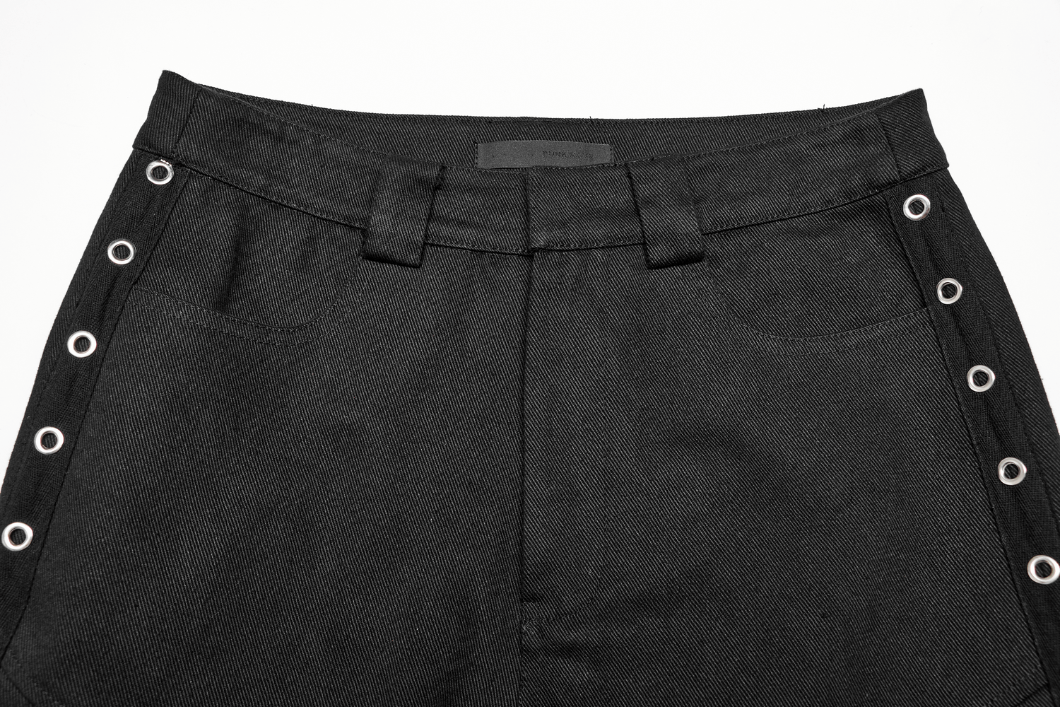 Urban Black Medium Waist Cargo Pants with Pockets