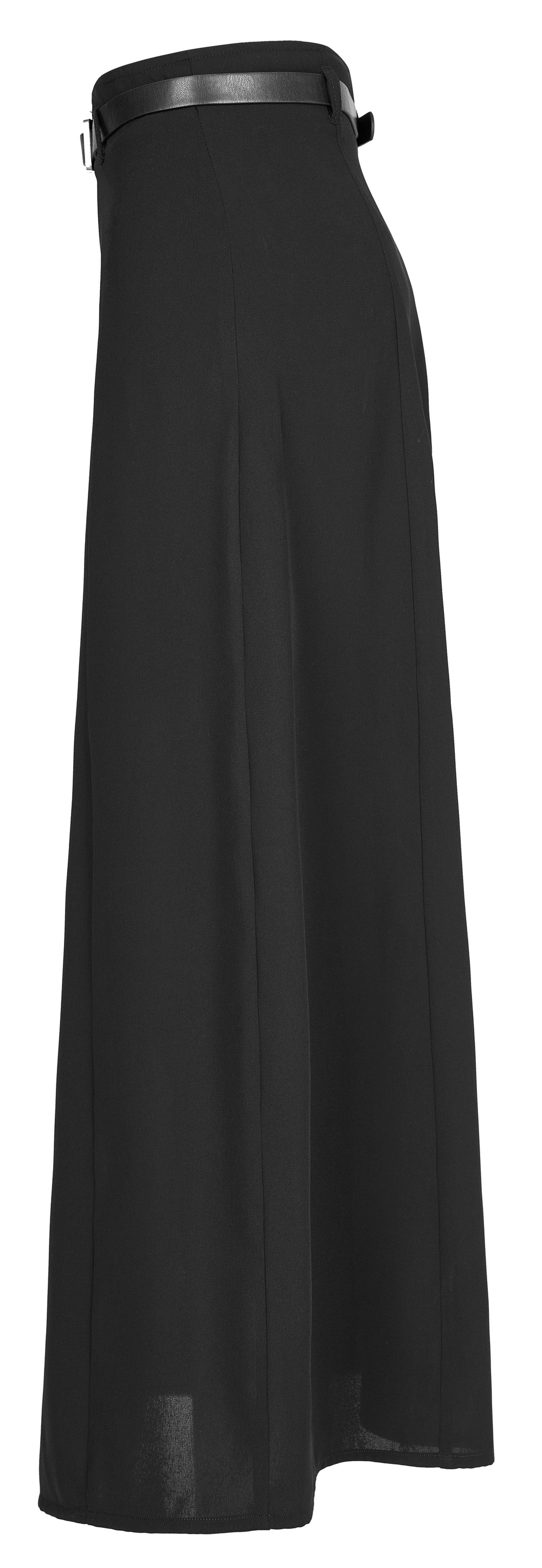 Versatile A-Line Midi Skirt with Side Zipper Detail
