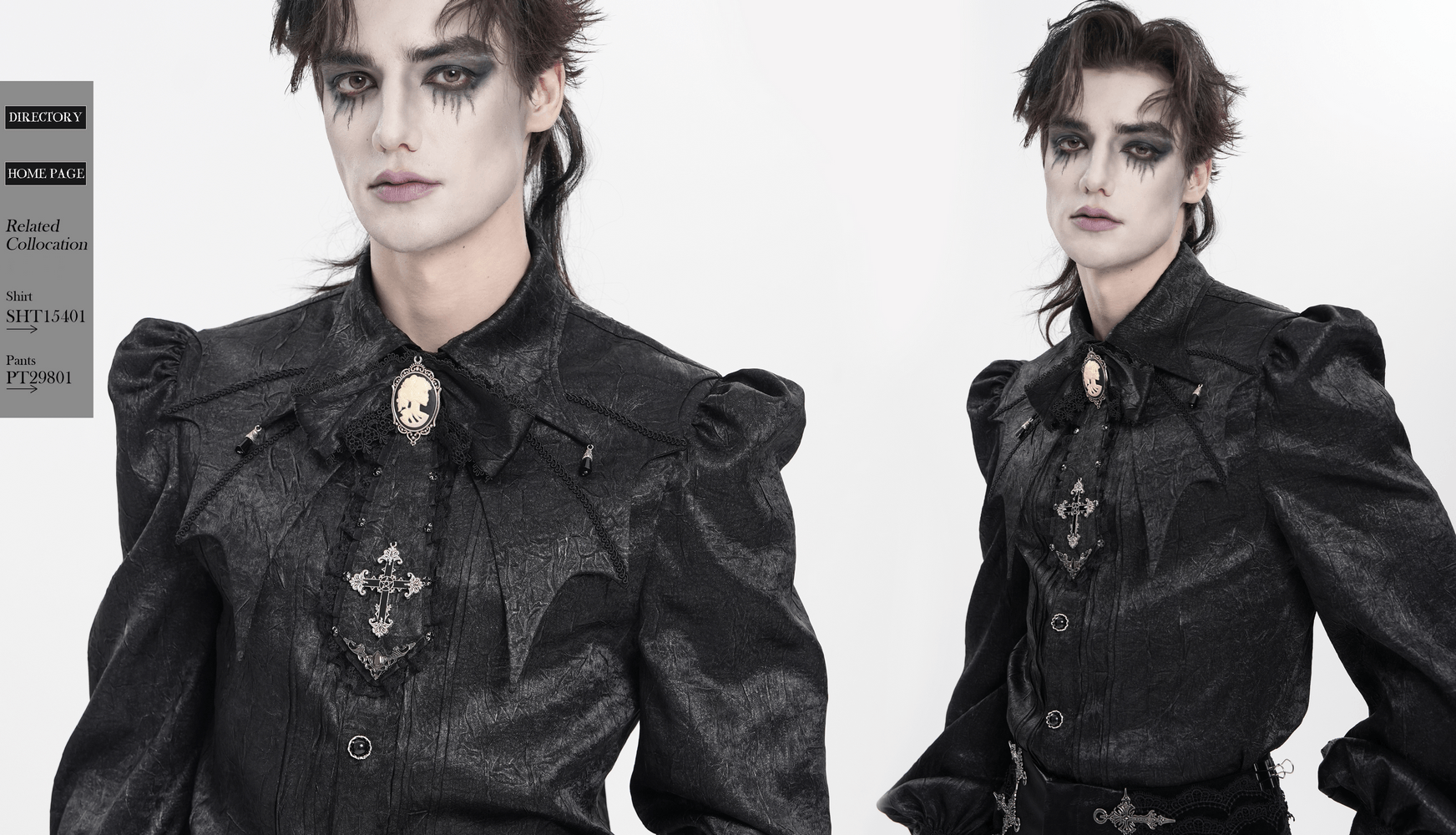 Viktorianisches Halsband mit Schleife und Barockspitzen-Krawatte