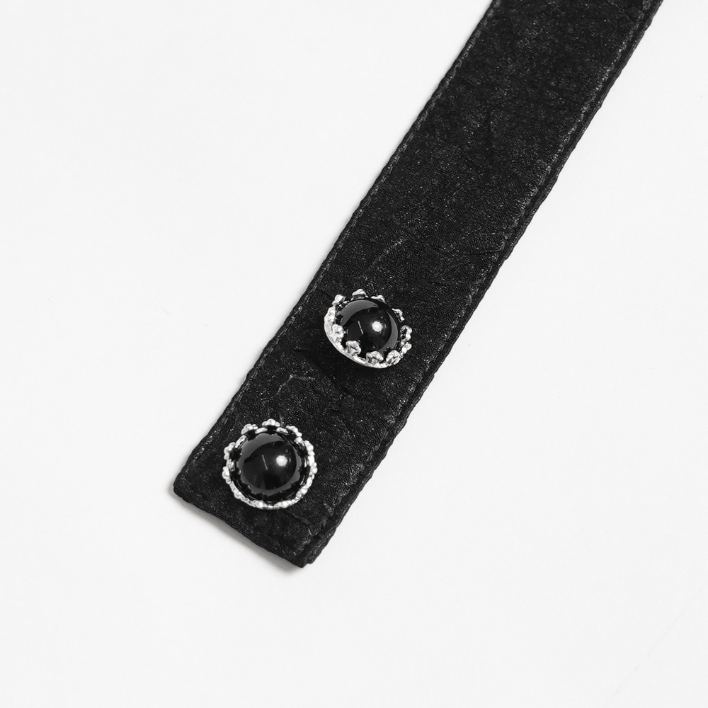 Viktorianisches Halsband mit Schleife und Barockspitzen-Krawatte