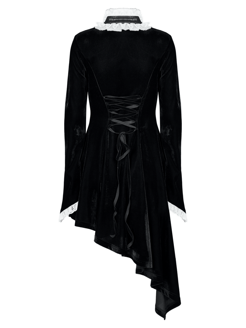 Victorian Inspired Gothic Dress with Lace And Metal Details - HARD'N'HEAVY