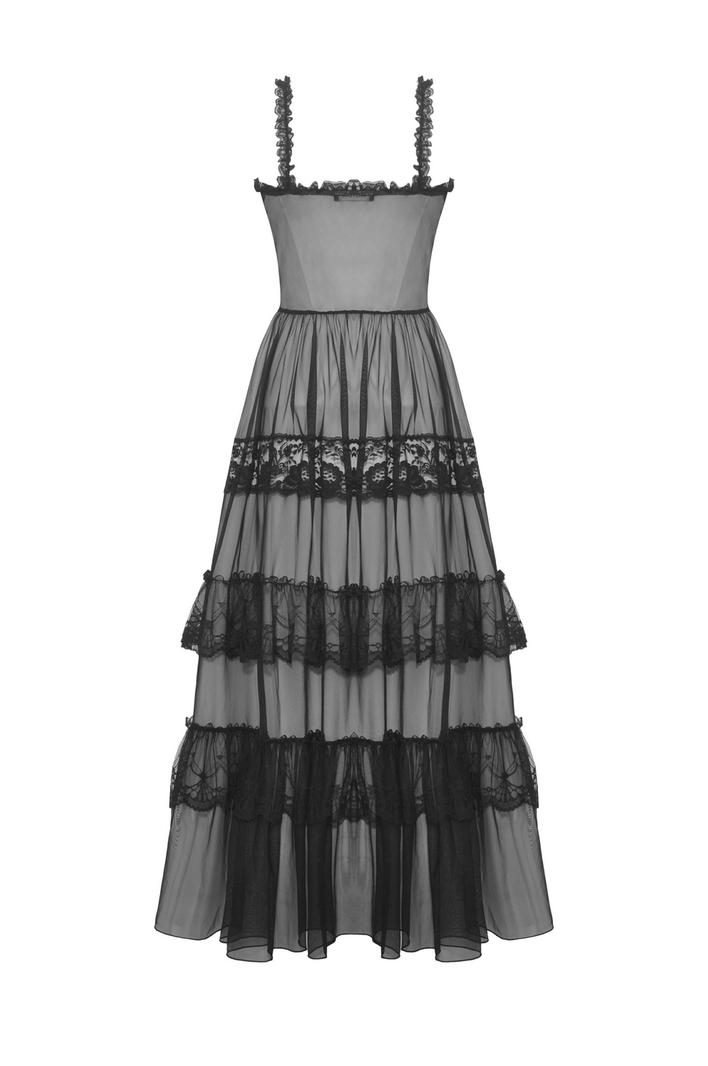 Victorian-Inspired Lace Dress - Dark and Romantic