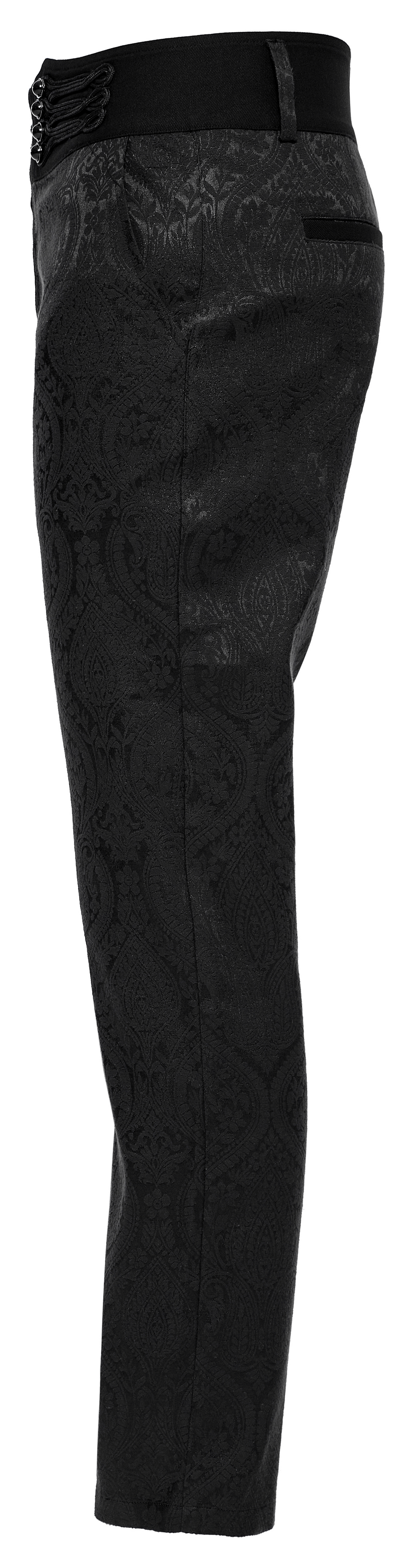 Victorian Jacquard Twill Goth Men's Trousers - HARD'N'HEAVY