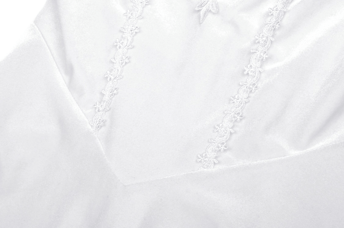 Victorian lace dress bodice with delicate floral embroidery details, perfect for gothic elegance.