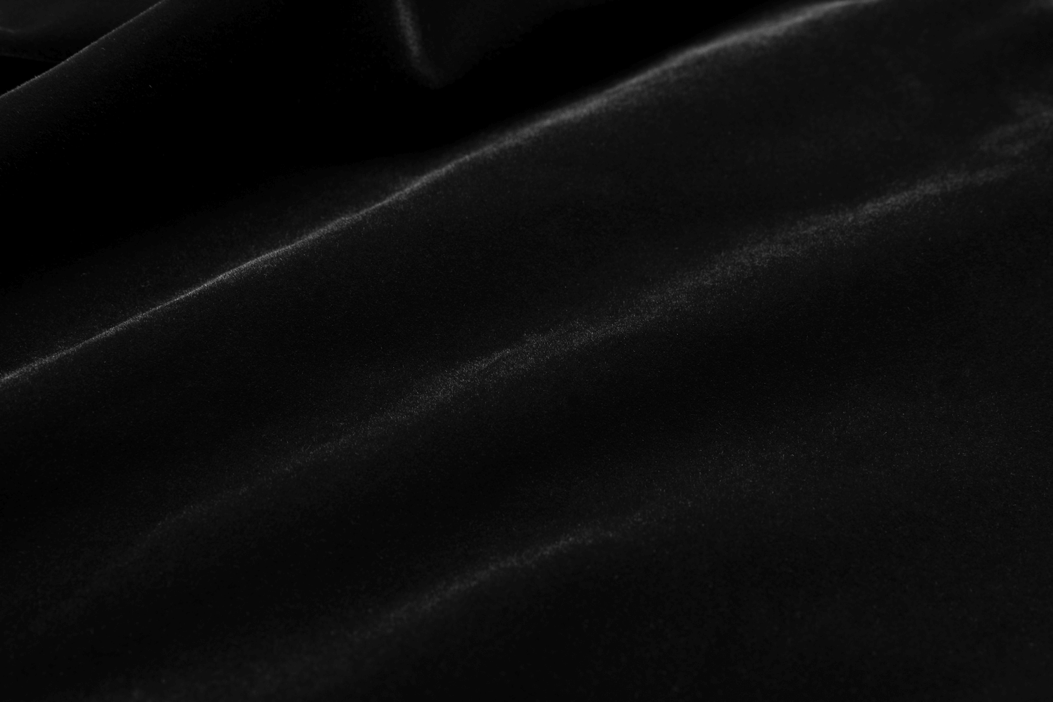 Luxurious black velvet fabric perfect for Victorian style gothic trousers.