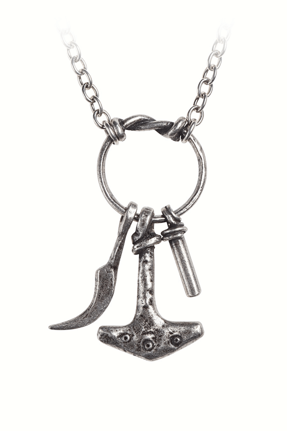 Colgante De Vikingo Nórdico De Acero Inoxidable, Mjolnir, Martillo De