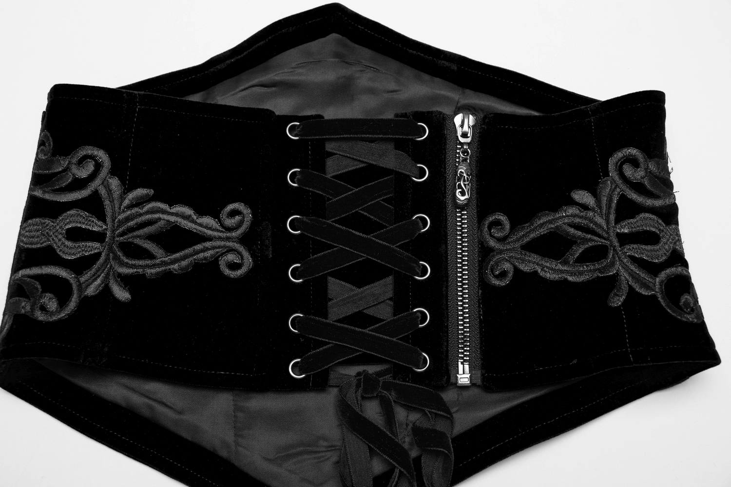 Vintage Glamour Embroidered Corset Belt for Women