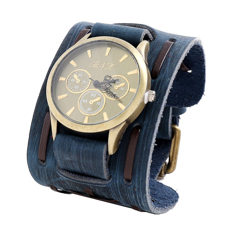 Vintage High Quality Cool Belt Strap Watches of Genuine Leather in Rock Style - HARD'N'HEAVY