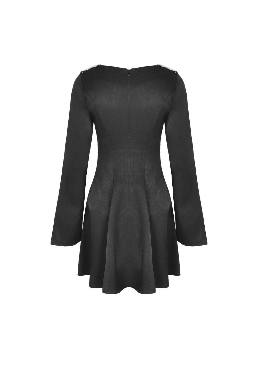 Vintage Lace Collar Dress with Embroidery Detailing
