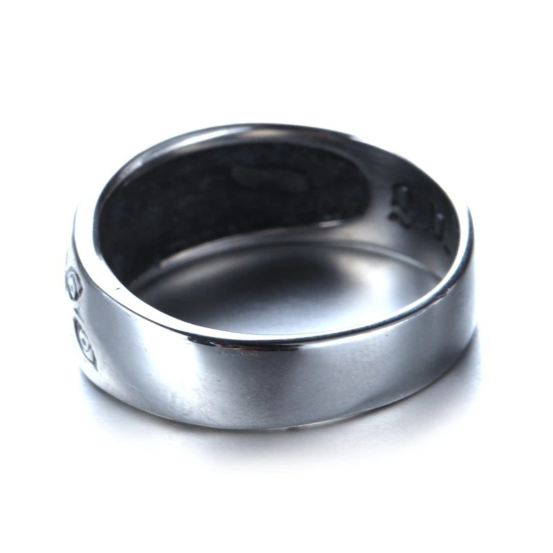 Vintage Punk Ring with Carved Eyes / Unisex Zinc Alloy Ring in Alternative Style - HARD'N'HEAVY