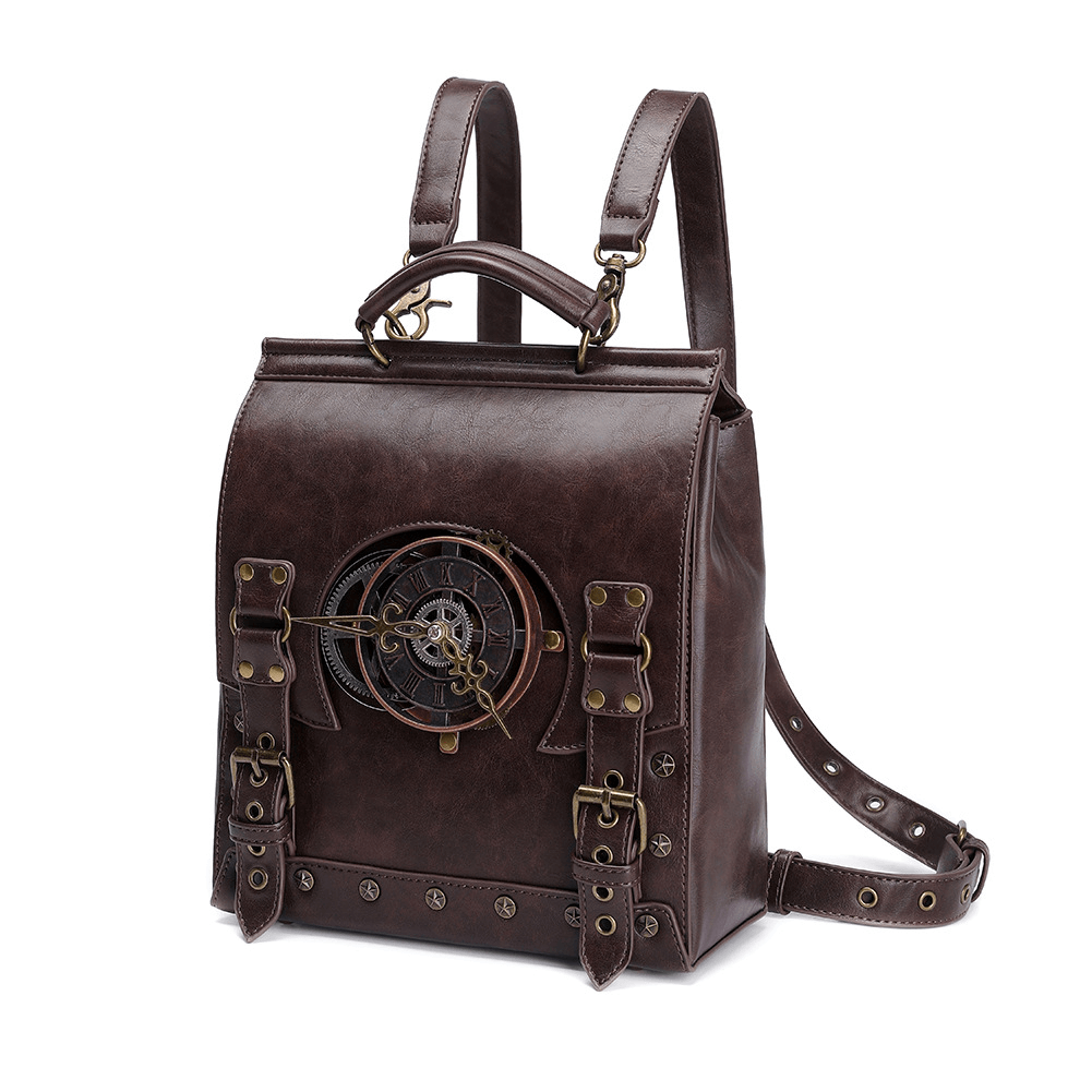 Vintage Steampunk Backpack for Men and Women / Retro Shoulder Bag - HARD'N'HEAVY