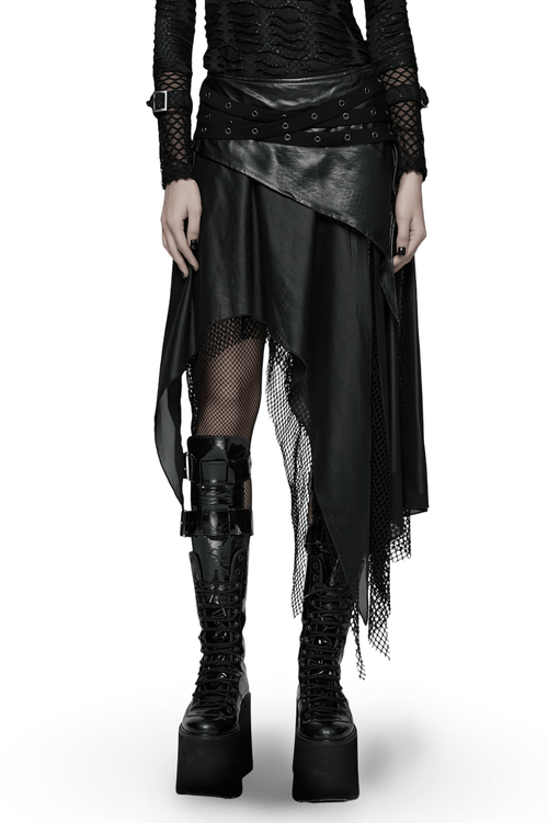 Wasteland-Punk-Rock mit Netz- und Kunstlederdesign