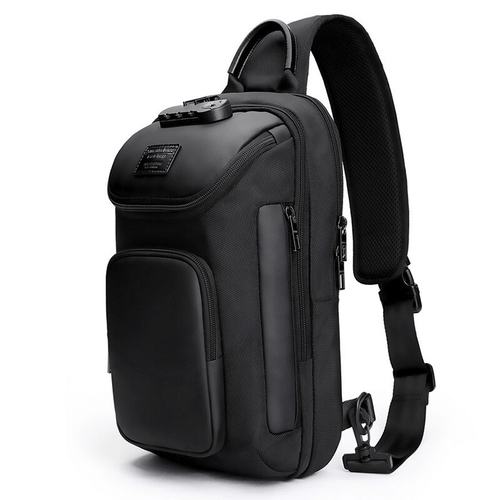 Waterproof Multifunction Shoulder Bag for Men / Stylish Male Large Capacity Crossbody Bags