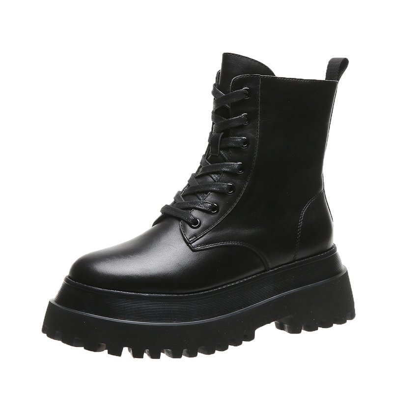 Women Brand Boots ib Original Style / Genuine Leather Female Boots / Square Heels Mixed Colors Shoes - HARD'N'HEAVY