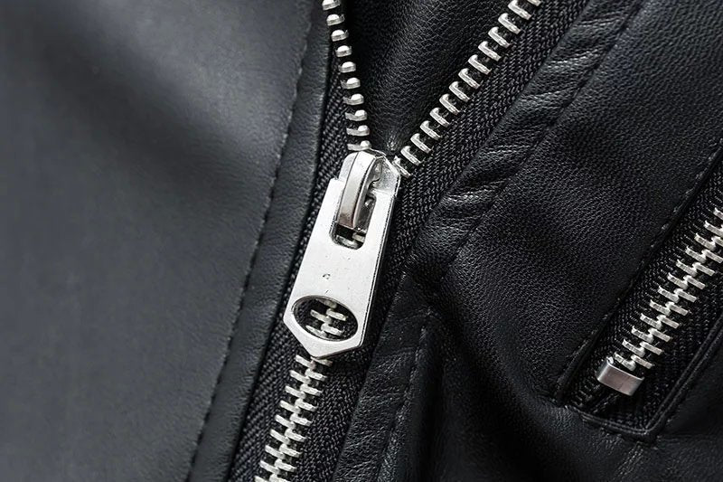 Women Faux Leather Jacket With Belt / Biker Jackets in Classic Rock Style / Rock Clothing - HARD'N'HEAVY