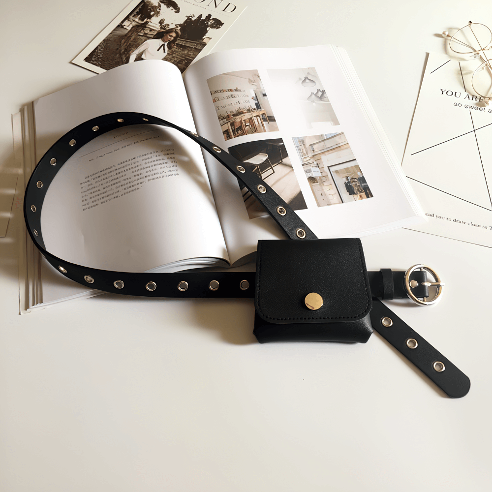 Women's Belt with Small Bag / Fashion Punk Accessories - HARD'N'HEAVY