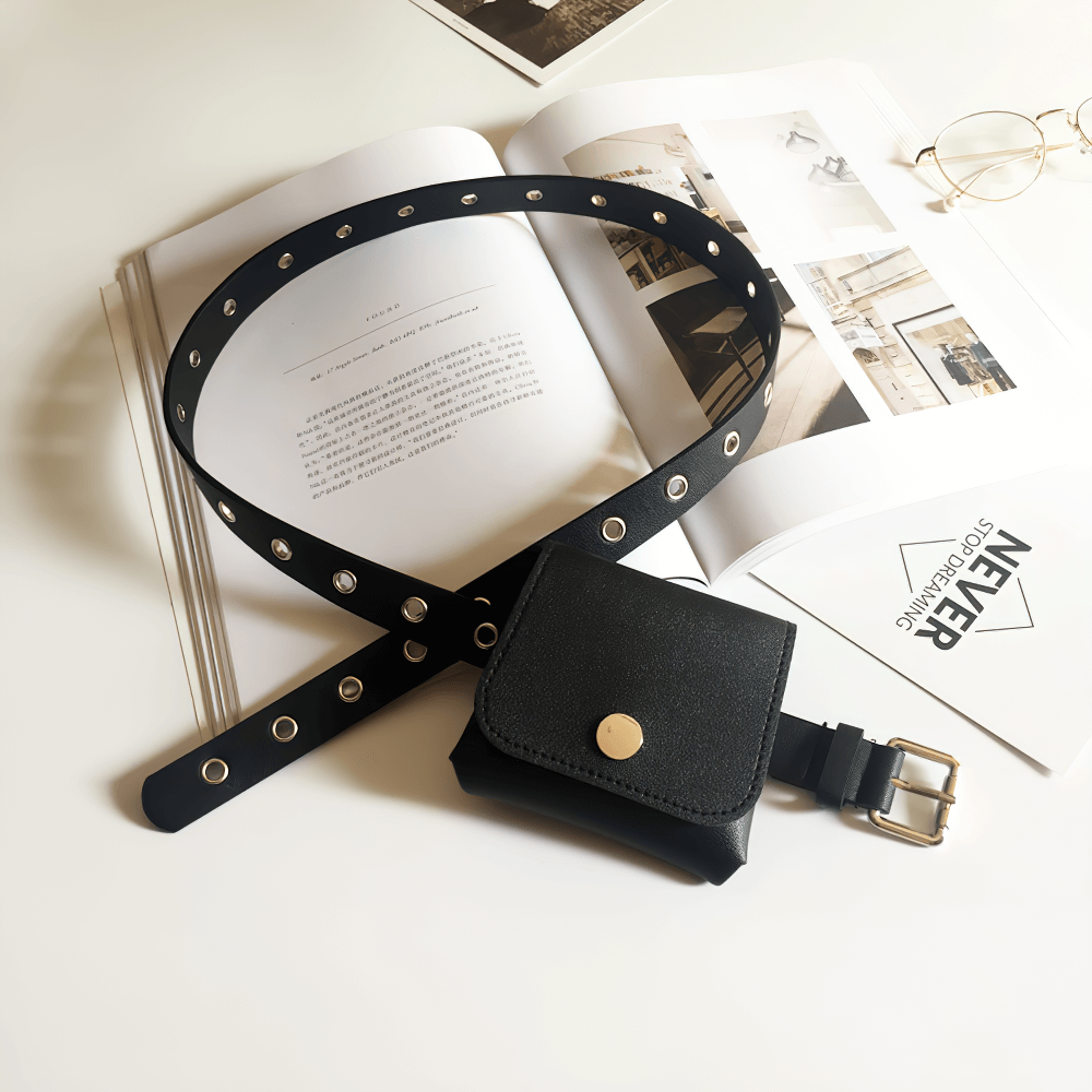 Women's Belt with Small Bag / Fashion Punk Accessories - HARD'N'HEAVY