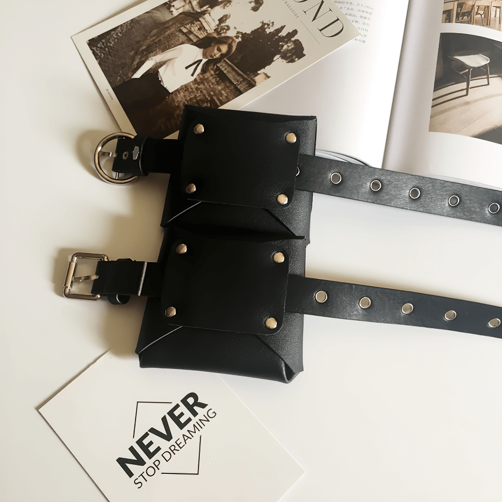 Women's Belt with Small Bag / Fashion Punk Accessories - HARD'N'HEAVY