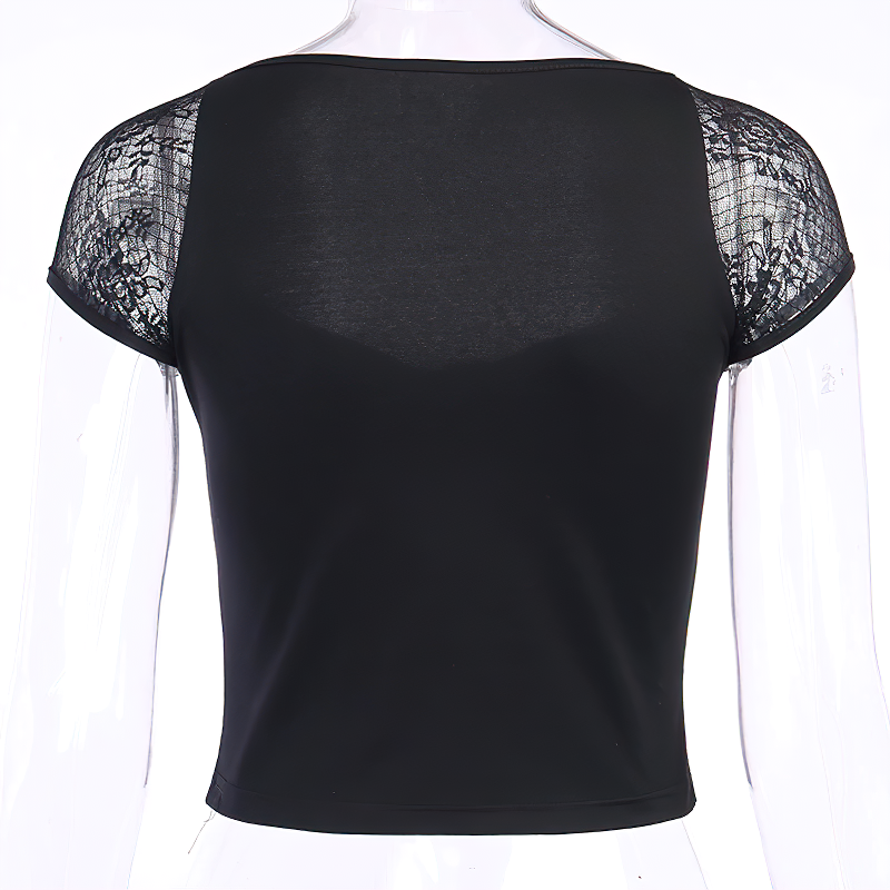 Women's Bodycon Sexy Summer Top / Vintage Gothic Female Streetwear - HARD'N'HEAVY