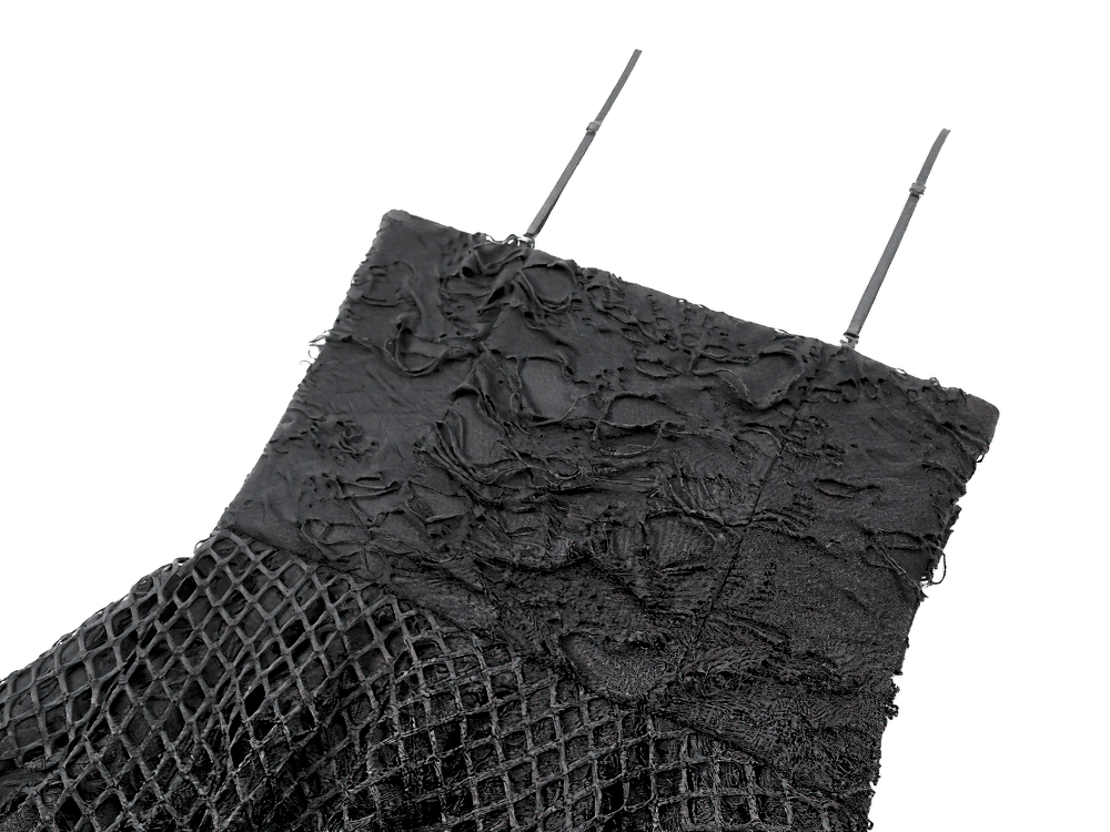 Damen Gothic-Korsett-Top aus Kunstleder mit Schnürung