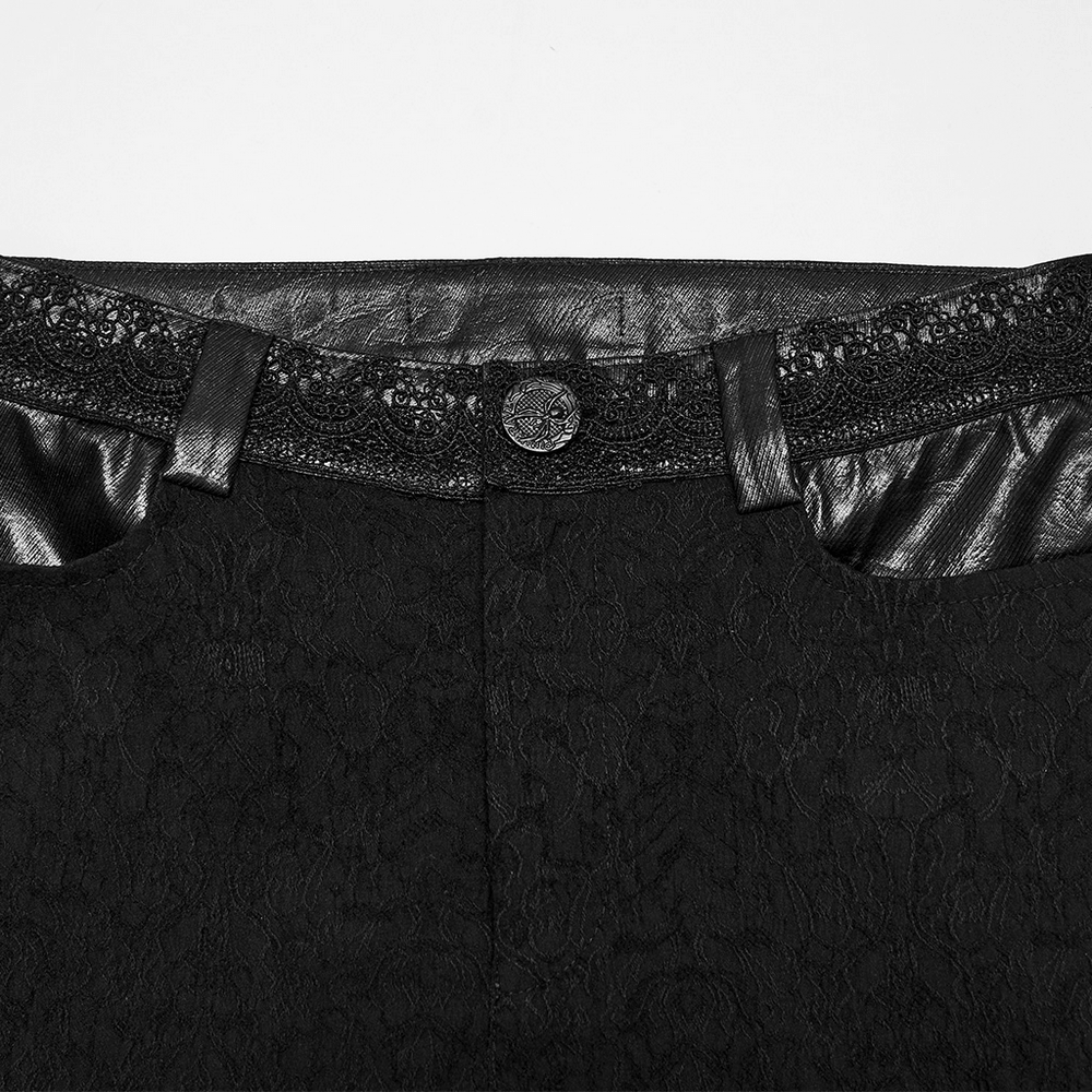 Women's Gothic Jacquard Slim Fit Tapered Pants