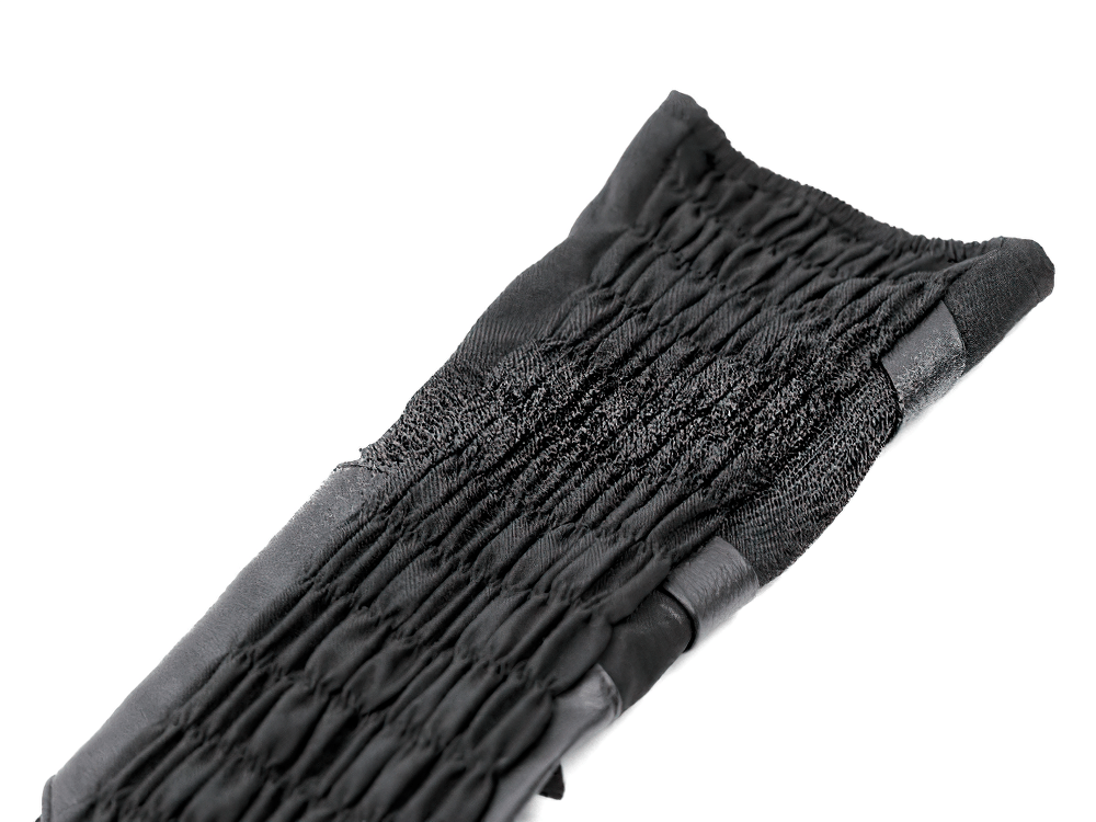 Gothic-Punk-Armstulpen für Damen mit Metallketten