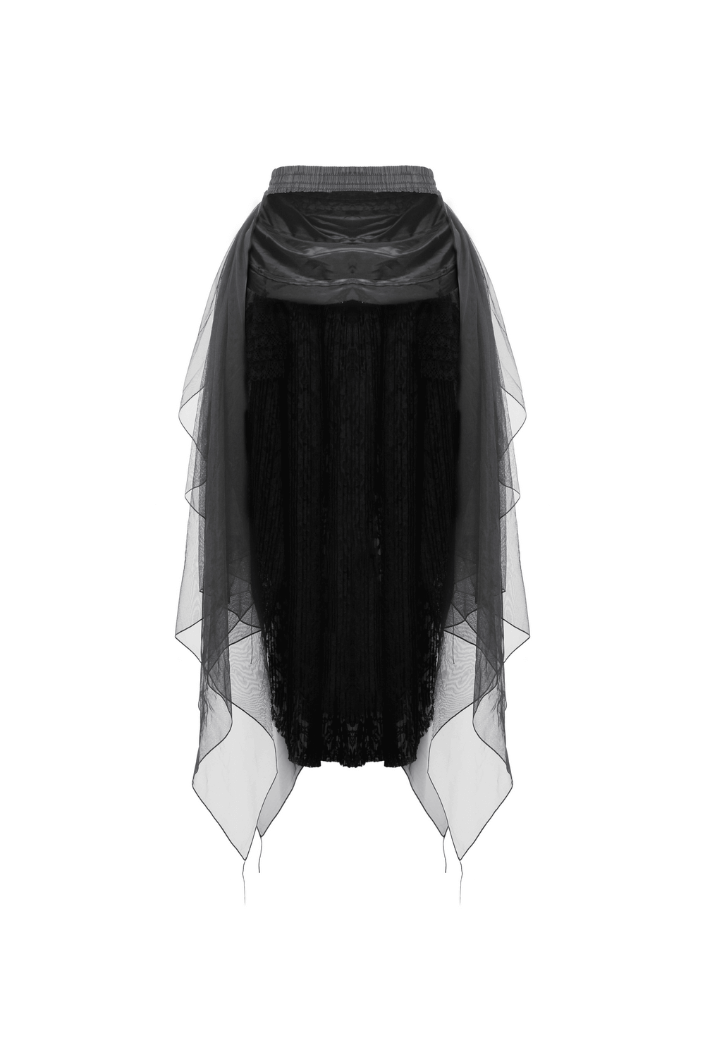 Women's Gothic Skirt Support with Bird-Like Tail