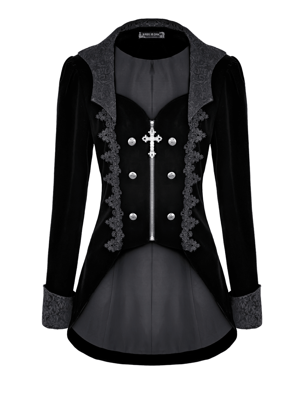 Top corset avec appliqué en dentelle et laçage réglable au dos
