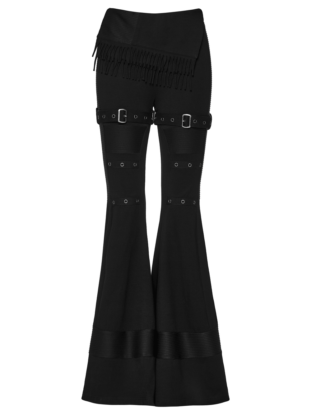 Women's Gothic Wasteland Flared Strap Trousers