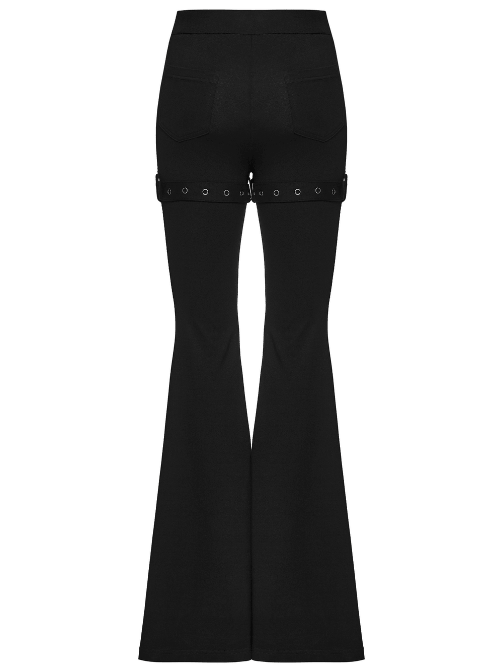Women's Gothic Wasteland Flared Strap Trousers