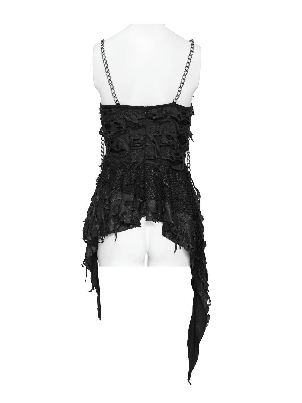 Verzierte Gothic-Bluse mit Spitze und Rüschenmanschetten