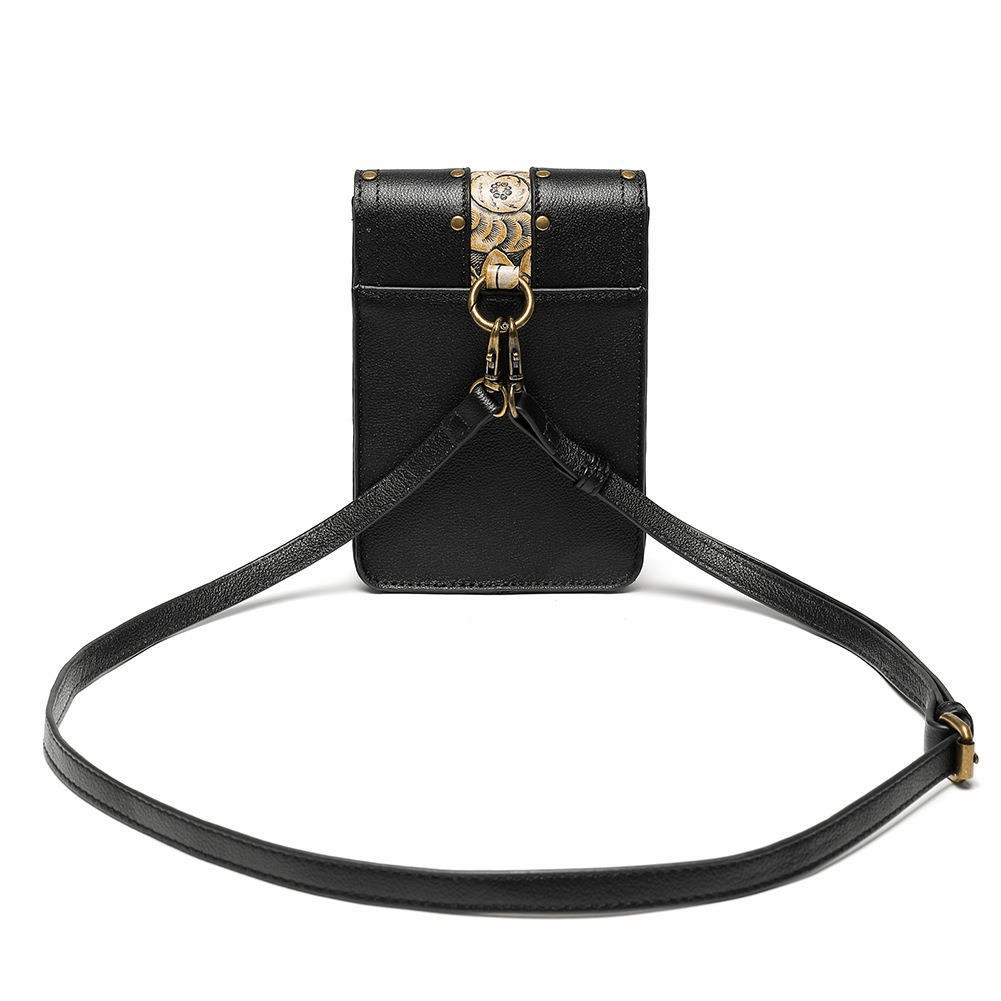 Women's One Shoulder Oblique Straddle Small Bag in Punk Style - HARD'N'HEAVY
